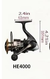 HE4000 8.4KG Drag Fishing Rod Reel - Little Tokyo SA