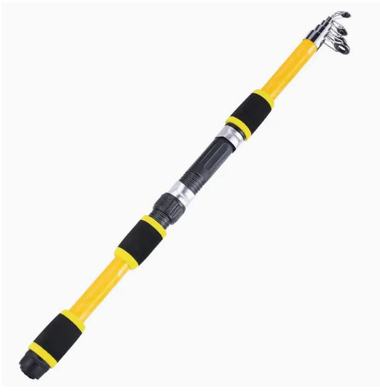 1Pc Yellow Sougayilang Telescopic Fishing Rod - Little Tokyo SA