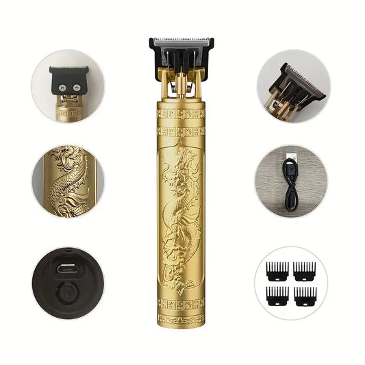 High-Performance Cordless Rechargeable Hair Clipper & Beard Trimmer Kit - Little Tokyo SA