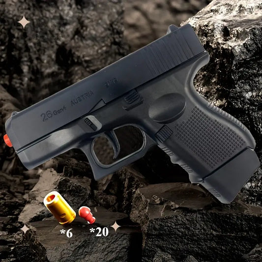 Glock-Style Manual Handheld Launcher Toy - Little Tokyo SA