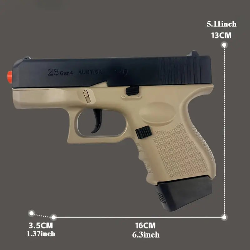 Glock-Style Manual Handheld Launcher Toy - Little Tokyo SA
