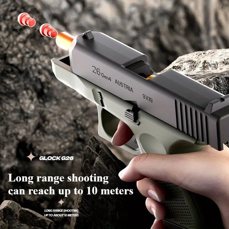 Glock-Style Manual Handheld Launcher Toy - Little Tokyo SA