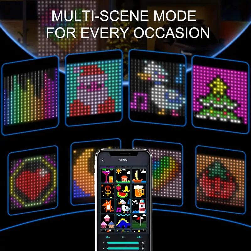 Smart LED Curtain Lights with Remote & App Control - Little Tokyo SA