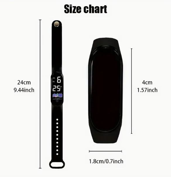 3pcs LED Touch Screen Watch Outdoor Activities - Little Tokyo SA