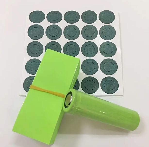 100-Piece Mixed Color Heat Shrink Tubing & Barley Paper Rings Set for 18650 Lithium Cells - Little Tokyo SA