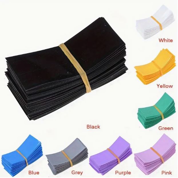 100pcs 18650 Battery PVC Heat Shrink Tubing - BLUE - Little Tokyo SA
