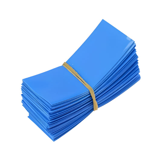 100pcs 18650 Battery PVC Heat Shrink Tubing - BLUE - Little Tokyo SA