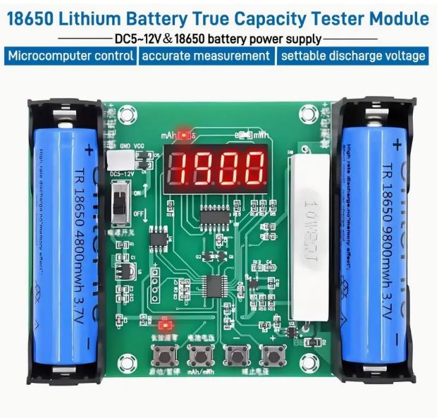 Xh-M240 18650 Lithium Battery Capacity Tester - Little Tokyo SA