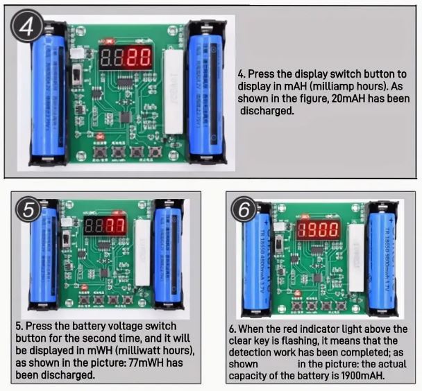 Xh-M240 18650 Lithium Battery Capacity Tester - Little Tokyo SA