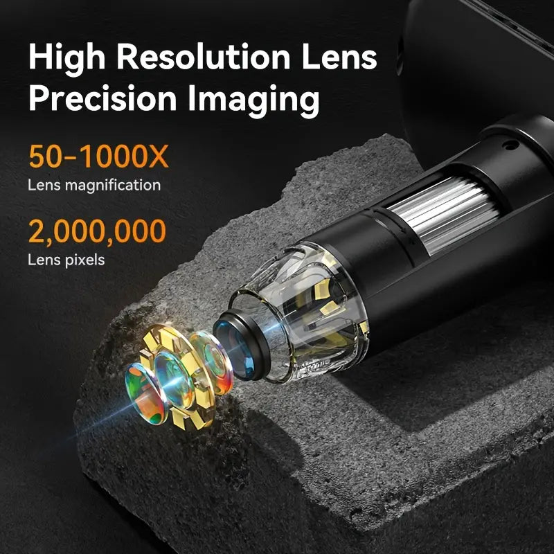 INSKAM 10.92cm HD IPS Digital Microscope with 50-1000X Zoom - Little Tokyo SA