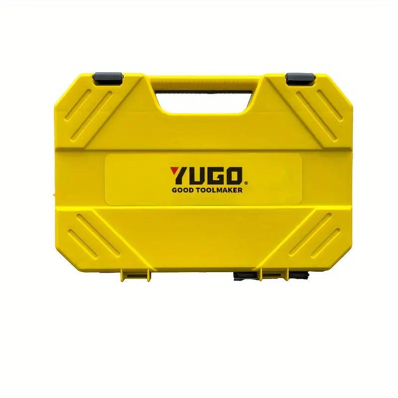 Temu portable nail gun set for steel structures and ceiling fastening, with a compact design and metal nails for construction work.