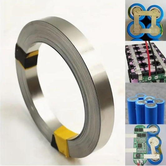 10m/Roll 18650 Li-ion Battery Nickel Plated Strip Connector - Little Tokyo SA