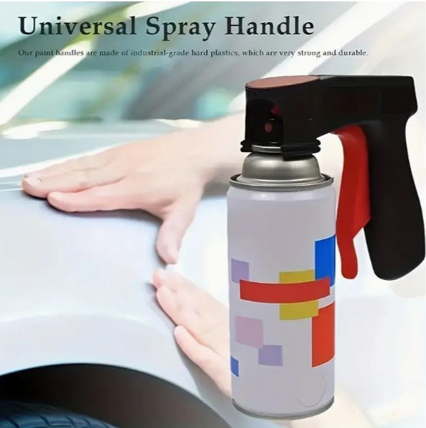 Temu portable power-assisted spray bottle gun handle trigger for paint cans, ergonomic trigger for easy spray application
