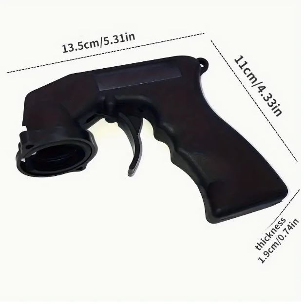 Temu portable power-assisted spray bottle gun handle and trigger for paint cans, ergonomic spray application tool
