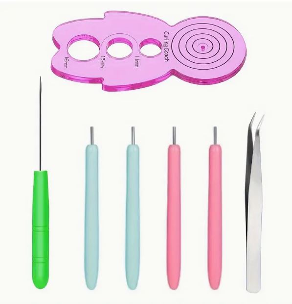 Paper Quilling 7pcs Paper Quilling Tools Slotted Kit