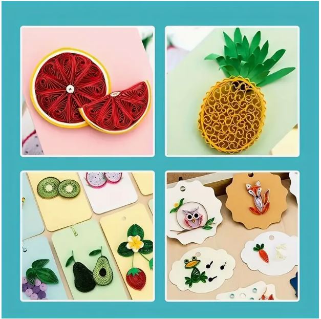 Paper Quilling 7pcs Paper Quilling Tools Slotted Kit