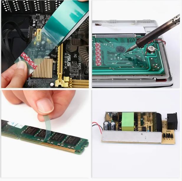 50mm x 33M Roll Green PET Film Tape High Temperature - Little Tokyo SA