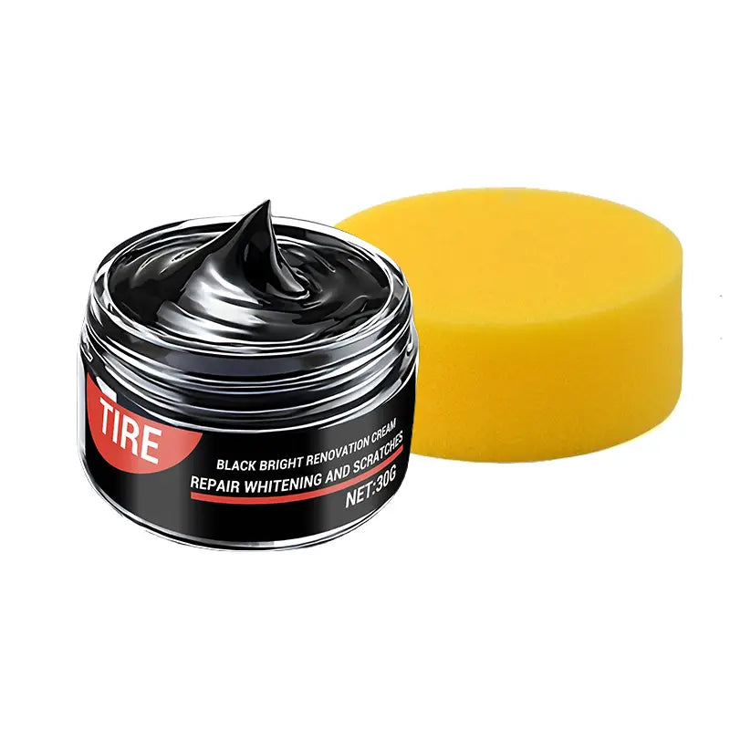 Temu auto plastic part plating crystal renovation wax applied to car plastic surface for repair and restoration.