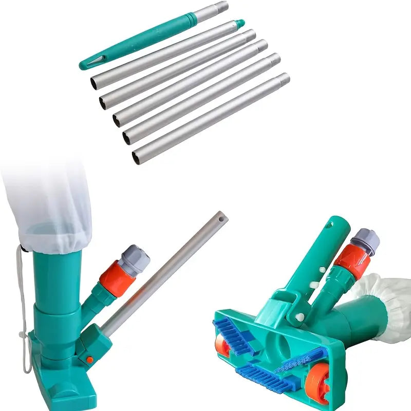 Portable Swimming Pool Vacuum Cleaner Head with Leaf Bag - Little Tokyo SA