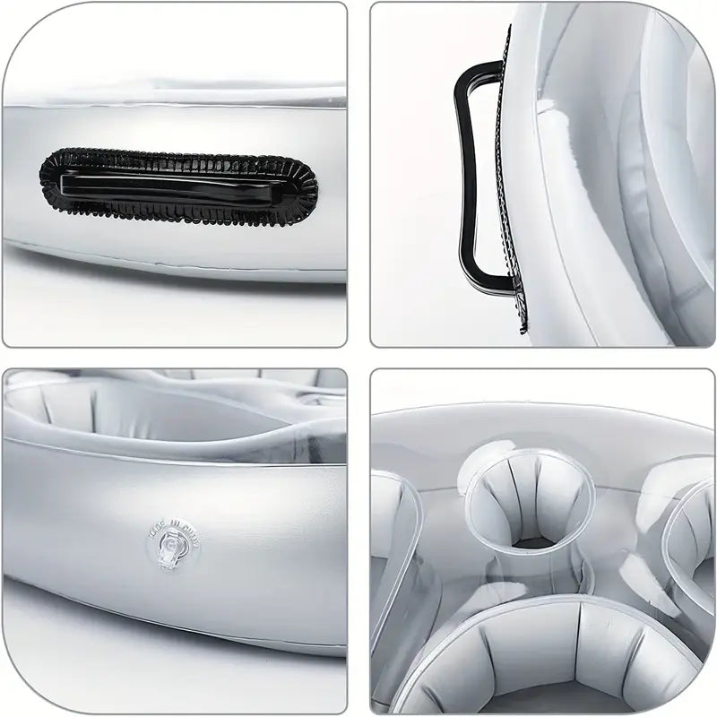 Make Pool Parties Fun & Organized with This Inflatable Floating Pool Tray & Drink Holder! - Little Tokyo SA