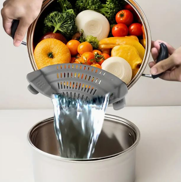Effortless Silicone Pot Strainer - Little Tokyo SA