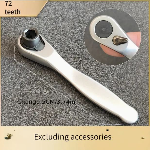 Compact Multi-Tool Ratchet Wrench - Carbon Steel, Dual-Direction - Little Tokyo SA