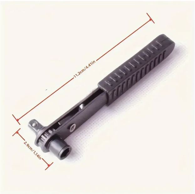 Mini Ratchet Wrench Set, 6.35mm (1/4") Hex, Durable Tool - Little Tokyo SA