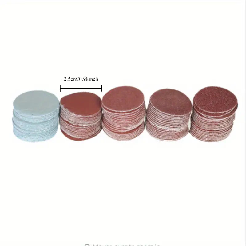 100pcs Sanding Disc-Abrasive Paper and 1-Inch Abrasive Polishing Pad For Rotary Tools - Little Tokyo SA