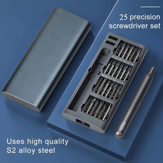 Precision Screwdriver Set: 25-In-1 Magnetic Driver Kit - Little Tokyo SA