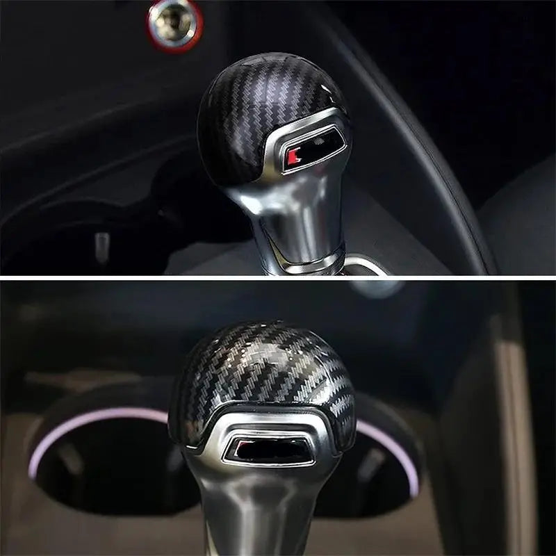ABS Carbon Fiber look Gear Shift Knob Trim Cover For Audi A3 and S3 - Little Tokyo SA