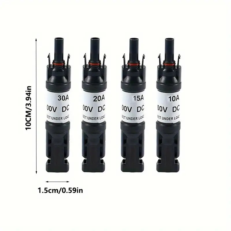 3pcs 30A Solar Panel Diode Connector Photovoltaic MC4 Connector - Little Tokyo SA