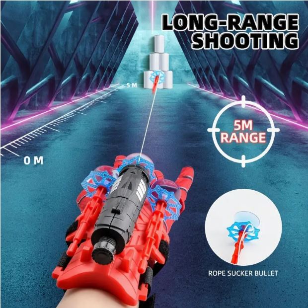 1set Wrist Mount Spider Launcher with 3 Bullets - Little Tokyo SA