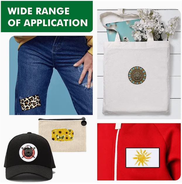 Sublimation Kit 30PCS Sublimation Patches Bundle