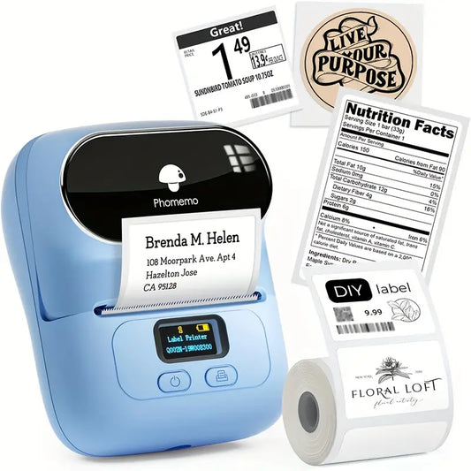 M110 Thermal Portable Wireless Label Maker and Printer - Little Tokyo SA