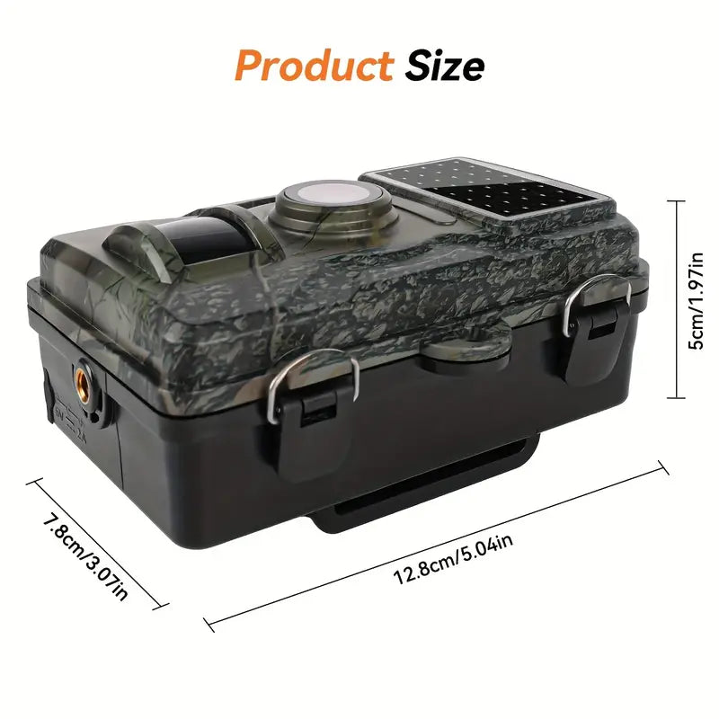 HOTU HD Trail Camera with 2-Inch Display, 16MP Wildlife Camouflage Camera - Little Tokyo SA