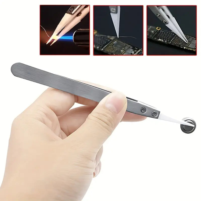 Ceramic Heat Resistant Tweezers Kit - Little Tokyo SA