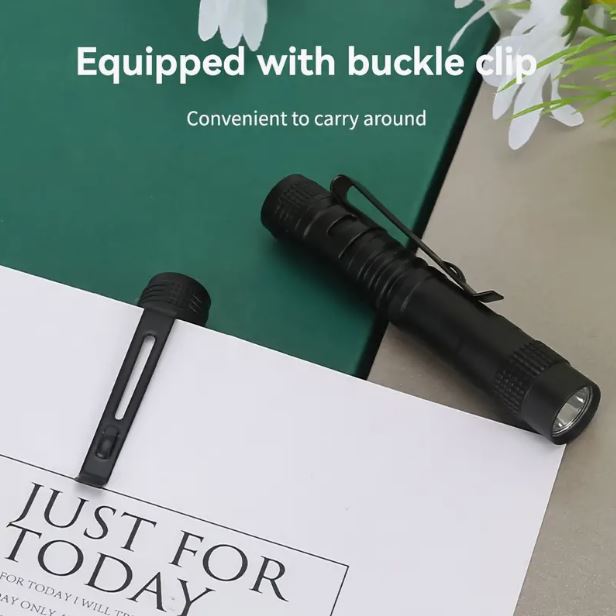 1 Piece Uv Black Light Flashlights With Clip - 395Nm - Little Tokyo SA