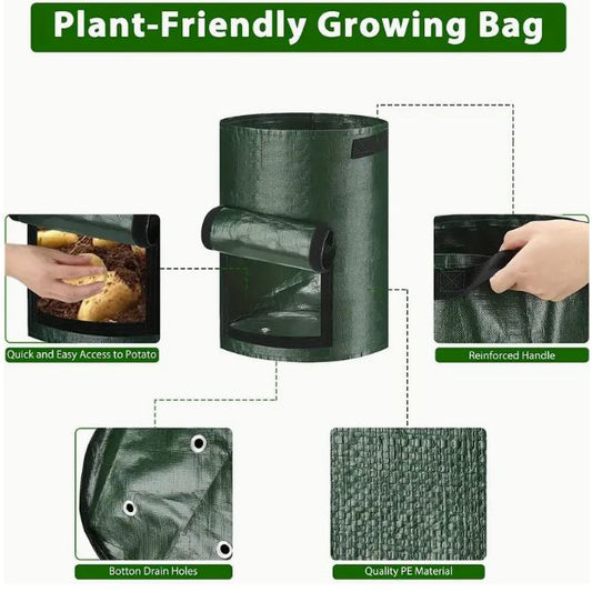 Premium Vegetable Growth Bag - Durable 10 Gallon Cloth Tank - Little Tokyo SA