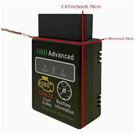 Wireless Bluetooth OBD2 Diagnostic Scanner for Vehicles - Little Tokyo SA