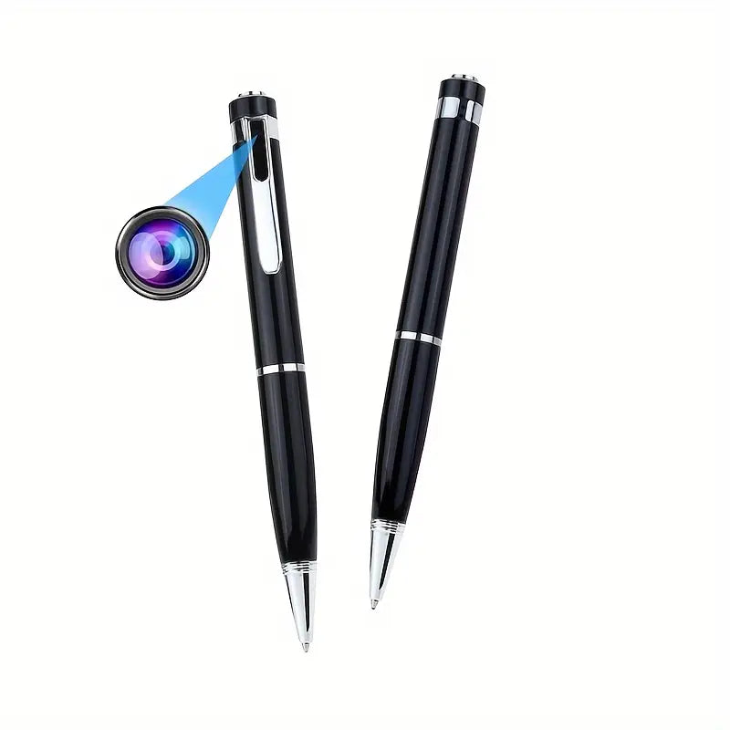 Mini portable 1080p wearable camera recorder pen by Temu, compact video recording device with discreet design.