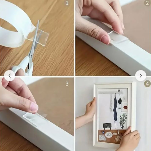 1m Double-sided Adhesive, High Viscosity Transparent Nano Acrylic Adhesive Tape - Little Tokyo SA