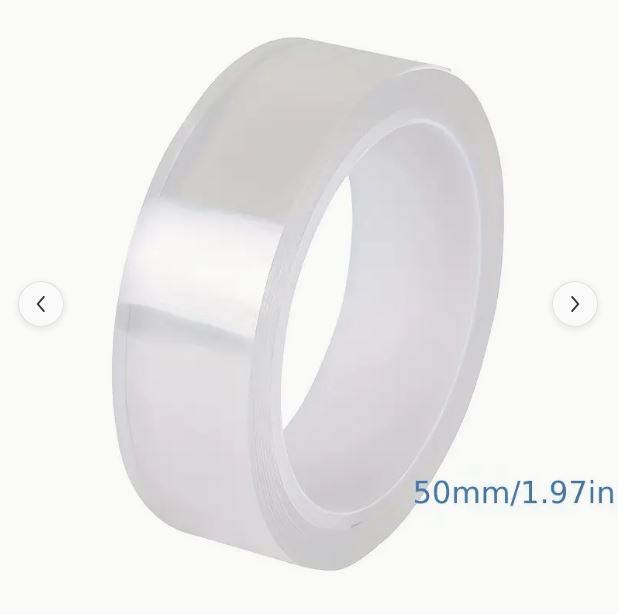 1m Double-sided Adhesive, High Viscosity Transparent Nano Acrylic Adhesive Tape - Little Tokyo SA