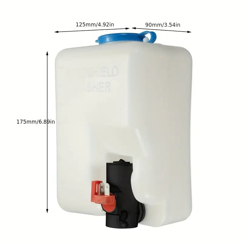12V Car Windshield Washer Kit - Durable ABS & Metal, 1.5L - Little Tokyo SA