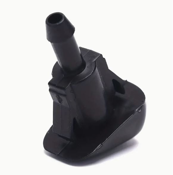 Two Temu windshield wiper washer spray nozzles for Hyundai and Kia vehicles, showing the nozzle design for windshield cleaning.