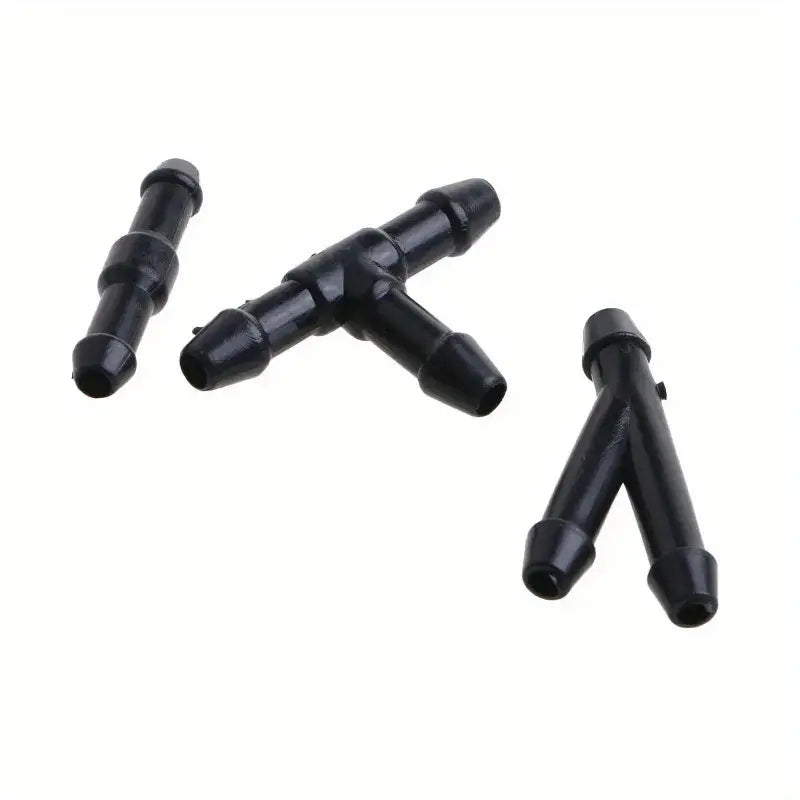 Temu high-quality rubber windshield washer hose kit with wiper nozzles for universal vehicle fit, durable and flexible.