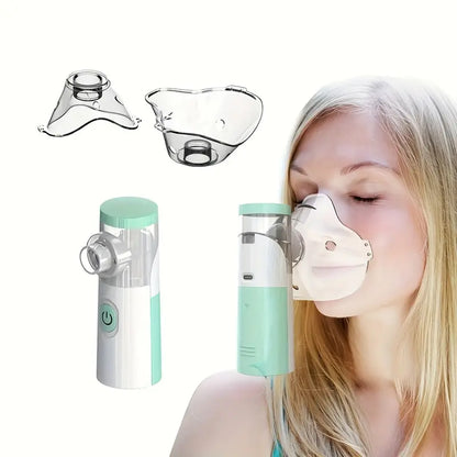 Portable Handheld Facial Steamer Nebulizer, 2-in-1 Skin Care Device