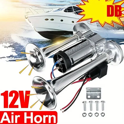 Super Loud Air Horn, Universal Electric Dual Horn Air Horn