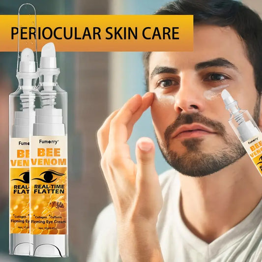 Fumorry Bee Venom Eye Gel (10g) - Quick Firming Eye Cream with Caffeine, Collagen & Bee Venom