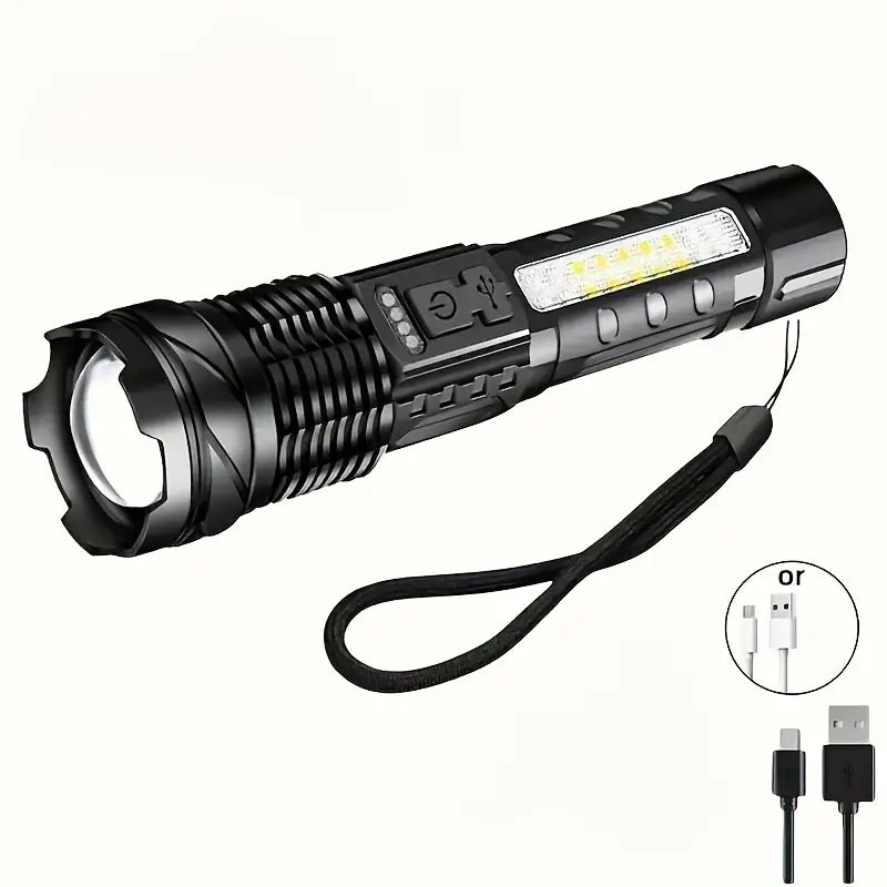 Staaricc Super Powerful USB Rechargeable LED Torch