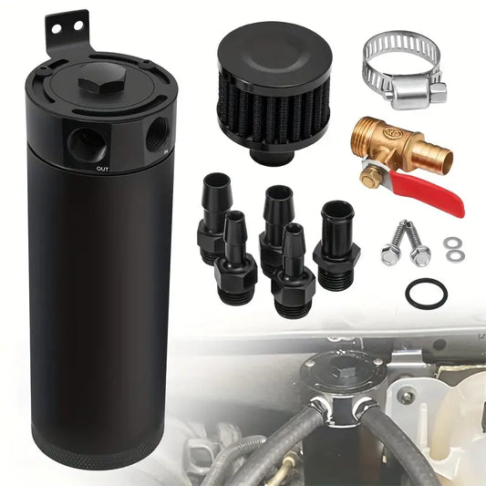 1pc Mini Engine Oil Separator Kit